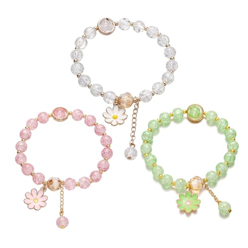 Daisy-pink white green