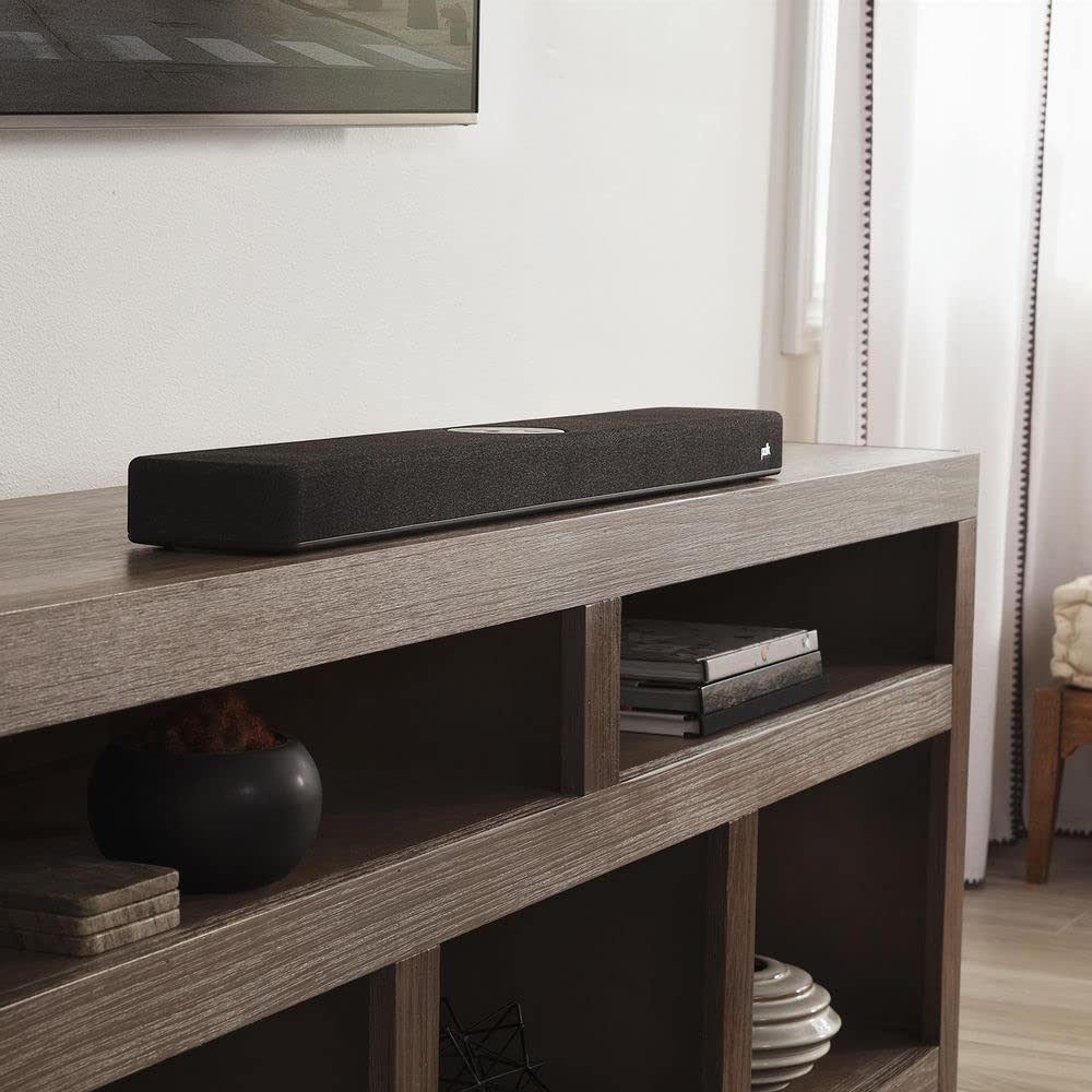 Polk Audio React Sound Bar with Dolby & DTS Virtual Surround Sound - Next Gen Alexa Built-in for Voice Control, Calls & Messaging - Expandable to 5.1 System with React Subwoofer & SR2 Speakers - Perfect for Home Theater, Gaming & Music Streaming