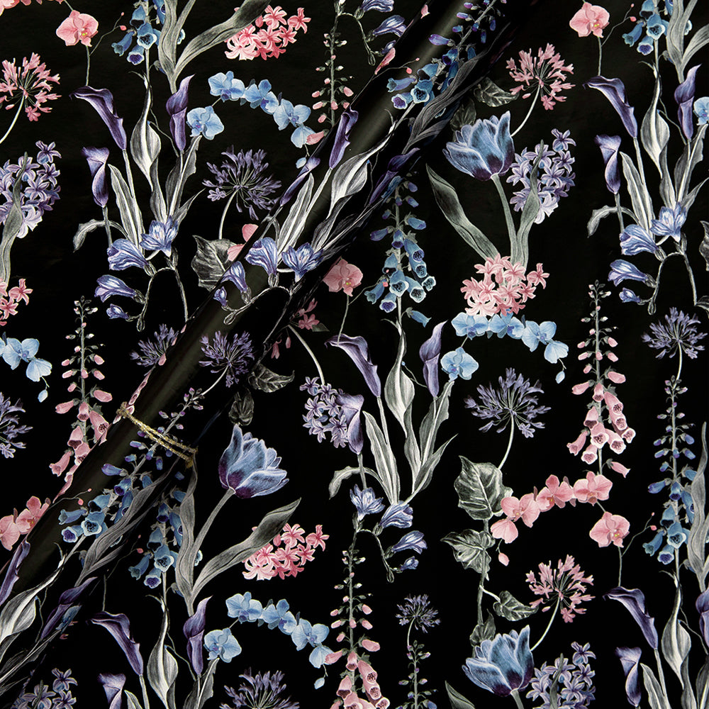Elegant Black Wrapping Paper Set - 20 or 40 Sheets for Gift Wrapping, Party Decorations, and Special Occasions