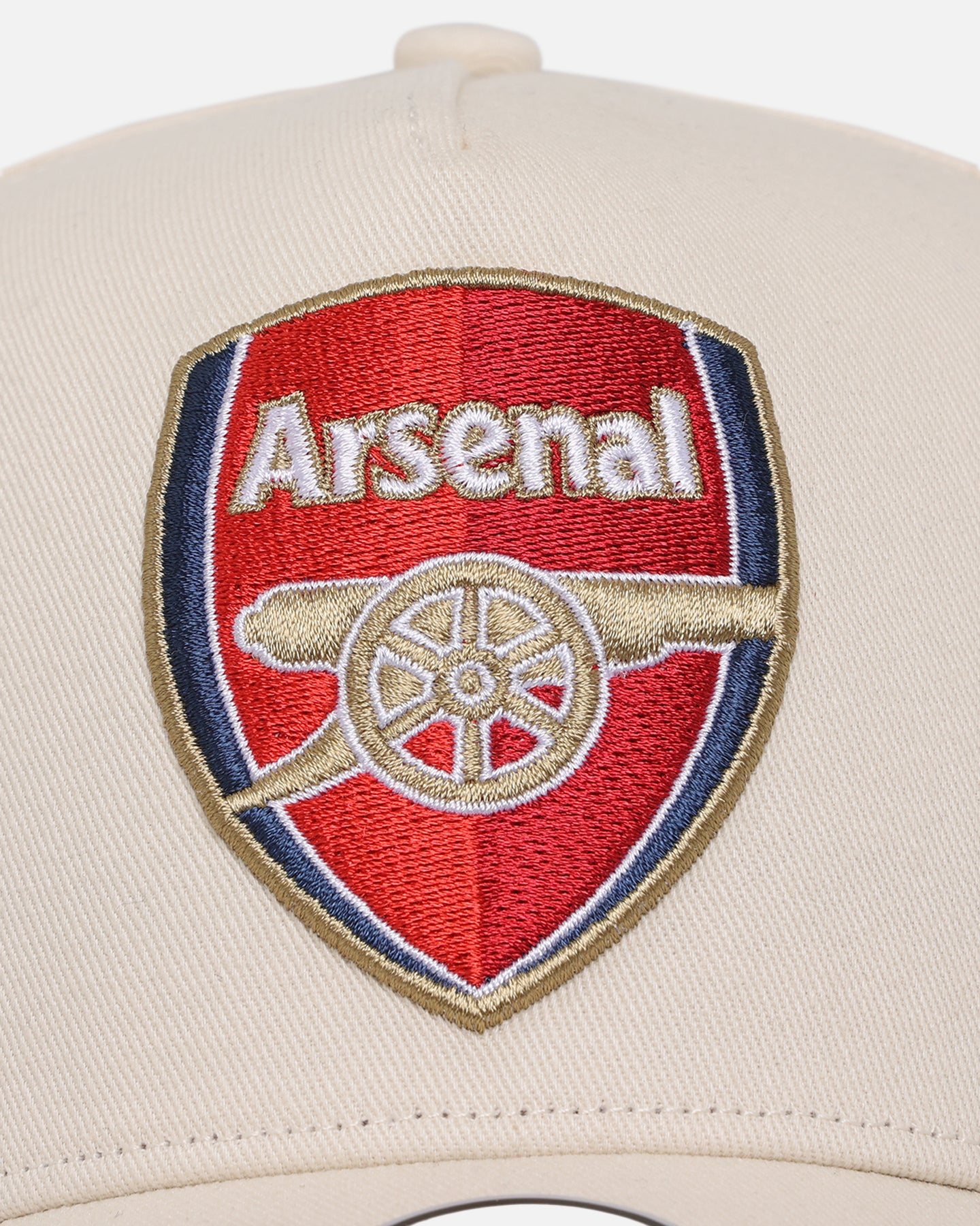 47 Brand Arsenal Red Raised MVP Snapback Sand Storm Hat - Adjustable Baseball Cap for Men & Women - Perfect for Sports Fans, Outdoor Activities and Casual Wear