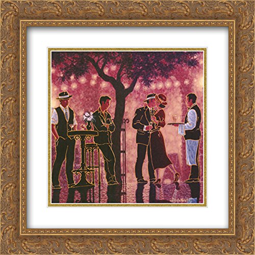 Denis Nolet 22x22 Gold Ornate Framed Art Print - 2X Matted Wall Decor for Living Room, Bedroom & Office | A chacun Son Reve