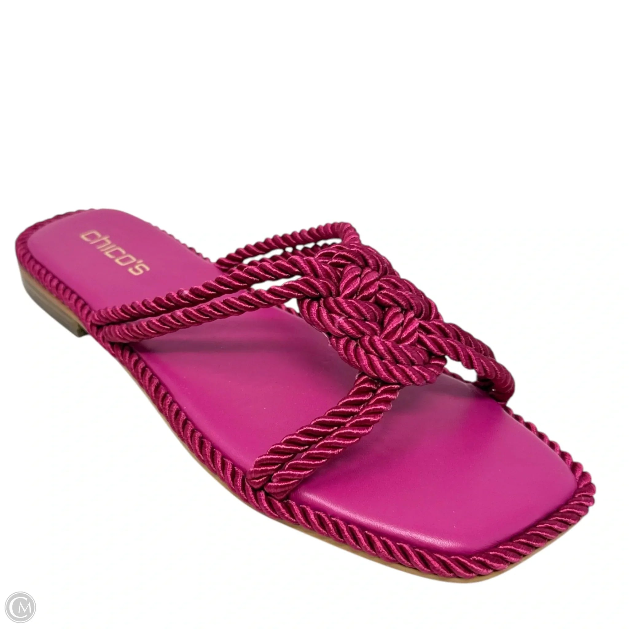 Chico's Athena Comfortable Pink Sandals for Women - Size 9 | Casual Summer Walking Shoes for Beach, Vacation & Everyday Wear