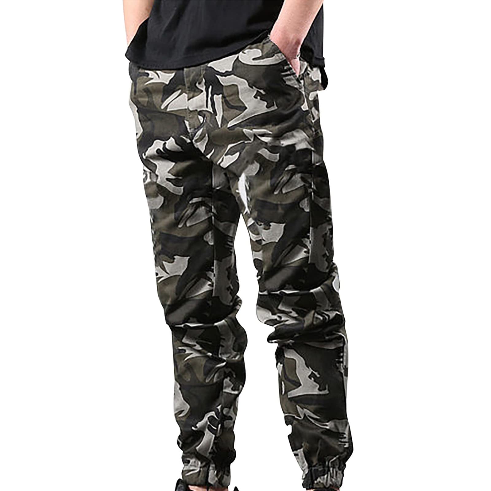 Men's Work Pants - Stretch Cargo Joggers & Athletic Sweatpants for Yoga, Sports & Outdoor Activities | Durable Comfort for Workouts, Hiking & Casual Wear