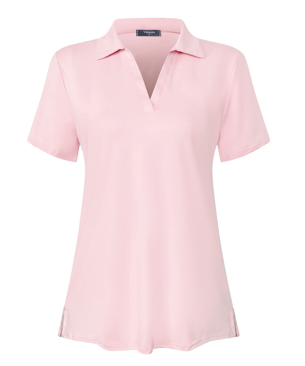 Women's Breathable Short Sleeve Golf Polo Shirts - Moisture Wicking Tennis & Sport T-Shirts - Comfortable Workout Tops for Golf, Tennis, Gym & Casual Wear