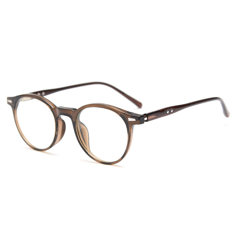 TR90 Round Glasses Frames T7158 - Lightweight & Durable Eyewear for Men & Women | Perfect for Reading, Computer Use & Fashion Accessories