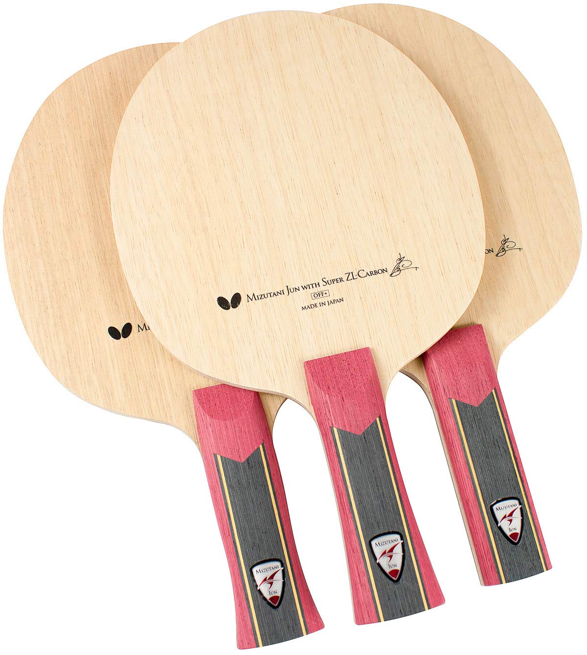 Butterfly Mizutani Jun Super ZLC Table Tennis Racket - Professional ZL Carbon Fiber Blade for Competitive Play - AN/FL/ST Handle Options - Japanese-Made Premium Ping Pong Paddle for Tournaments & Training