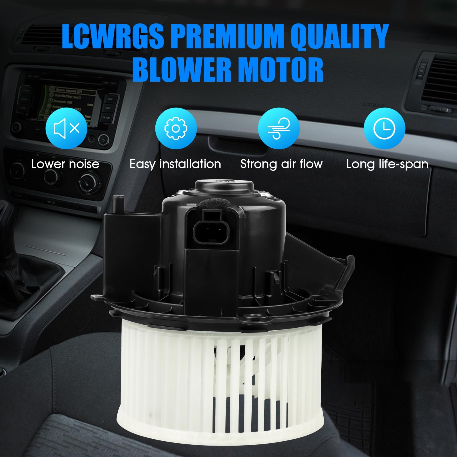 HVAC AC Blower Motor Replacement for Chevy, GMC, Saturn & Buick - Compatible with 700236 - Perfect for Car AC System Repair & Maintenance