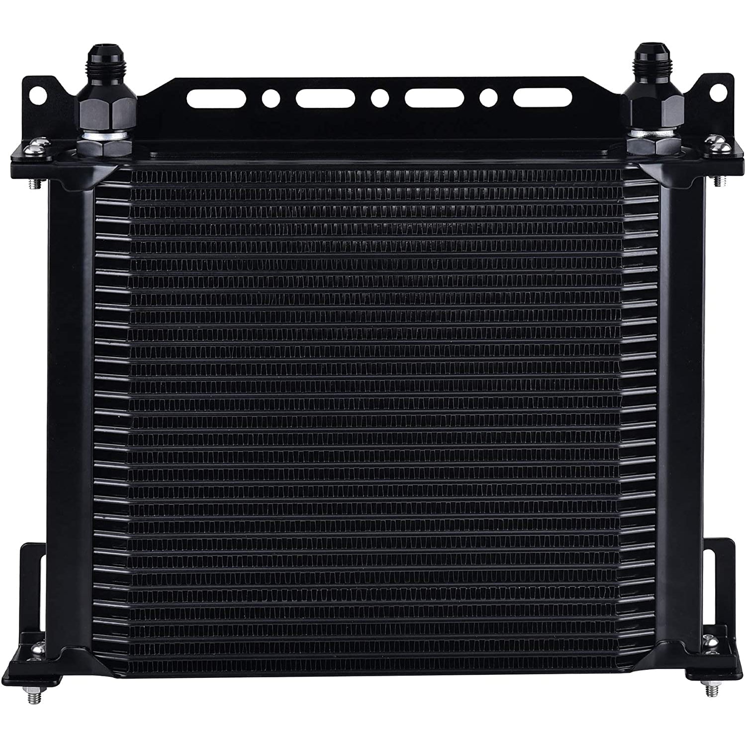 High-Performance Engine Transmission Oil Cooler Bolt-On Mounting Bracket Kit - Easy Installation for Cars, Trucks & SUVs - Perfect for Off-Roading & Towing Applications