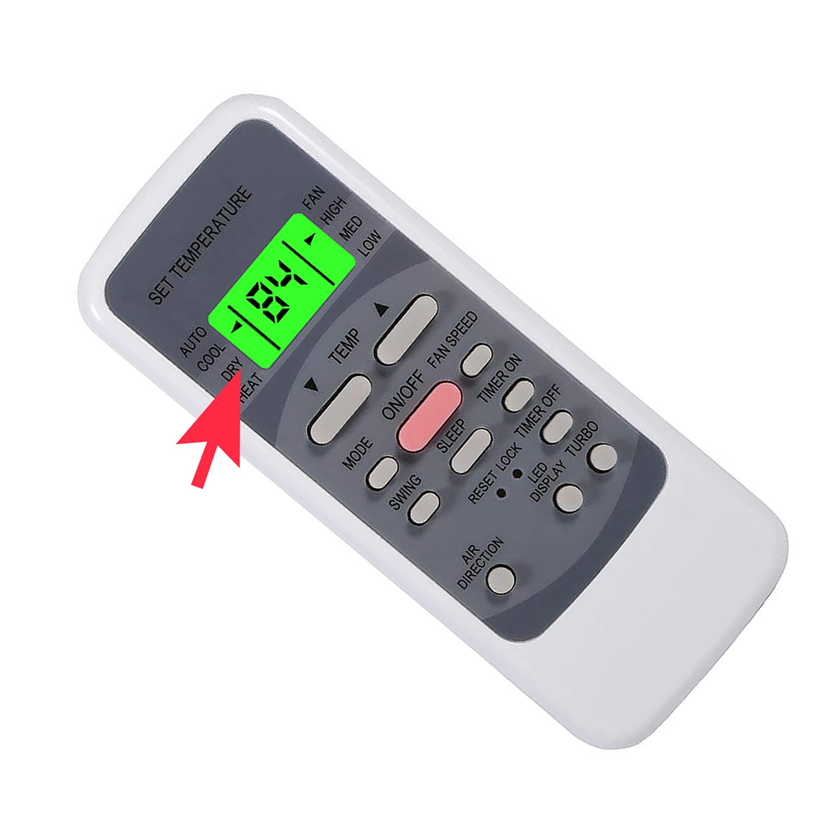 Universal MIDEA AC Remote Control Replacement R06/BGE & R06/BGCE - Compatible with MIDEA Air Conditioners - Perfect for Home, Office, and Bedroom Cooling