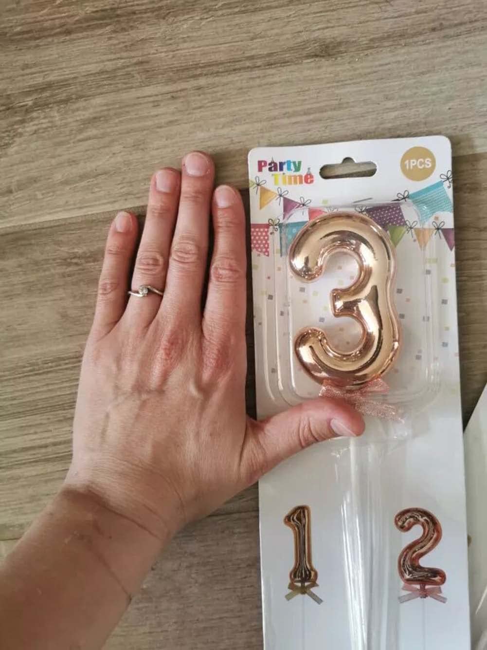 Happy Birthday Cake Topper Set - Gold Glitter Cake Decorations with Banner for Birthday Parties (7-Piece) - Perfect for Wedding, Baby Shower & Anniversary Celebrations