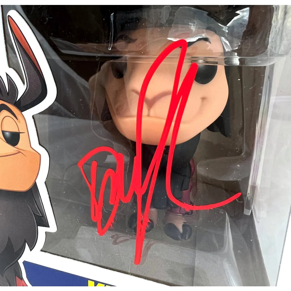 David Spade Signed Funko Pop #361 Emperor's New Groove Collectible with JSA COA - Authentic Autograph for Disney Fans & Pop Culture Collectors - Perfect for Display, Gifts & Memorabilia Collections