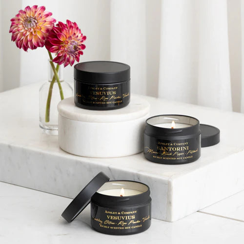 Luxury Halfeti Scented Travel Candle 150g - Premium Compact Candle for Home, Office & Gifts by Apsley and Company | Perfect for Travel, Relaxation & Aromatherapy