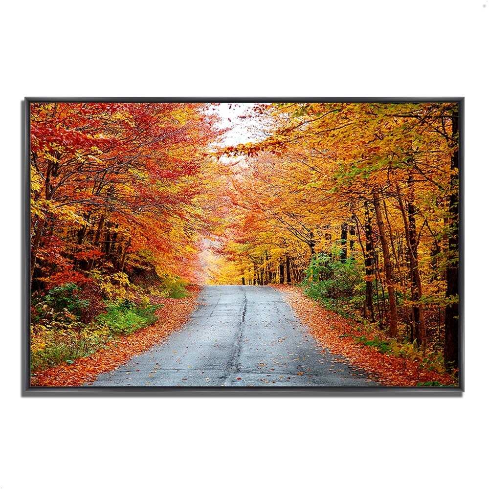 Autumn Afternoon Fine Art Giclee Print - Gallery Wrapped Canvas Wall Art - Ready to Hang - Perfect for Living Room, Bedroom & Office Decor