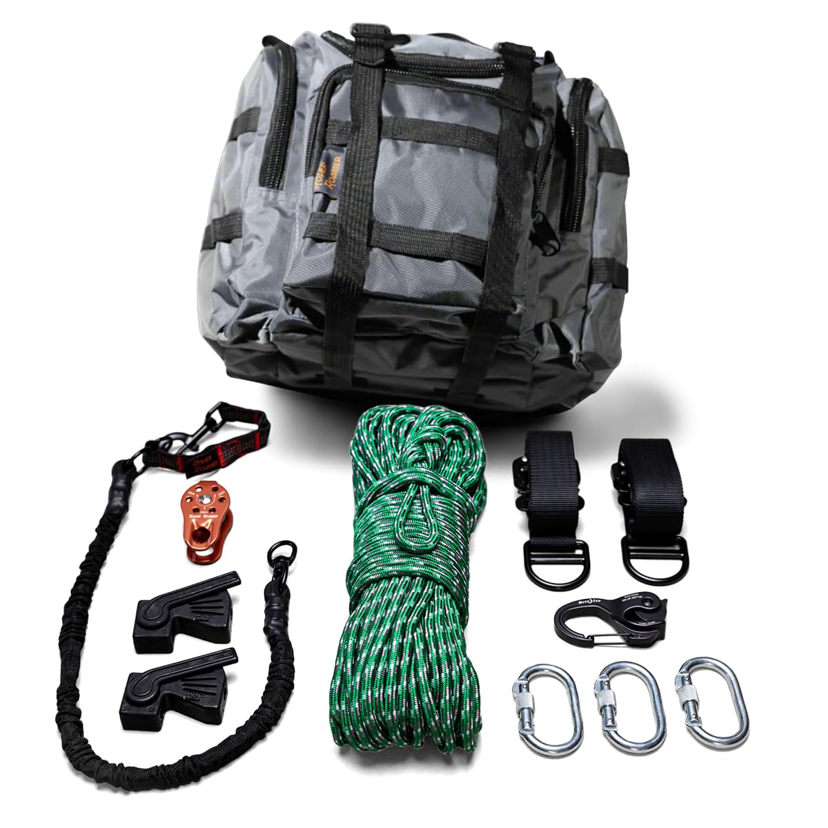 Rover Roamer Sky Track Aerial Dog Run - 50ft Portable Dog Leash for Outdoor Adventures | Durable USA-Made Dog Tether for Backyard, Camping & Hiking | Safe Freedom System for Active Dogs