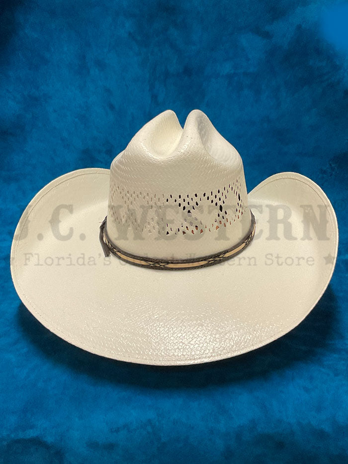 Resistol RSMACN JA4181 Jason Aldean MACON Straw Cowboy Hat - Natural Color for Outdoor, Country Music Festivals & Summer Wear