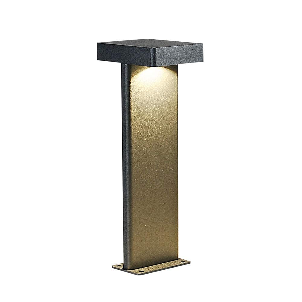 Solar Powered Waterproof LED Outdoor Lamp Post Lights - Square Modern Home & Garden Decoration, Energy Efficient Landscape Pole Lighting for Driveway, Patio, Walkway, Community Street Lighting