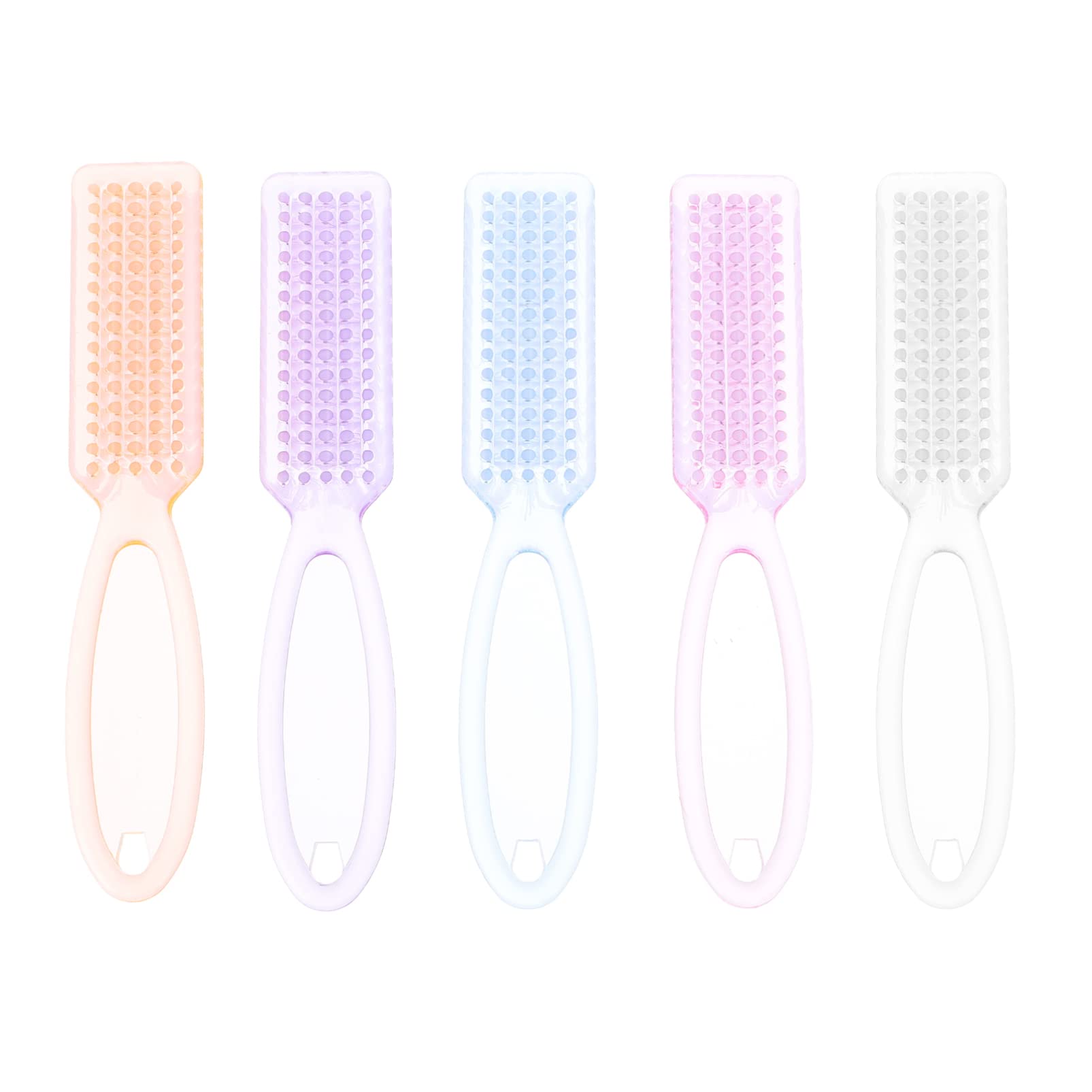 Healvian 15Pcs Nail Cleaning Brush Set with Ergonomic Handle Grip - Professional Manicure & Pedicure Brushes for Men & Women - Perfect for Home Spa, Salon, and Travel Nail Care