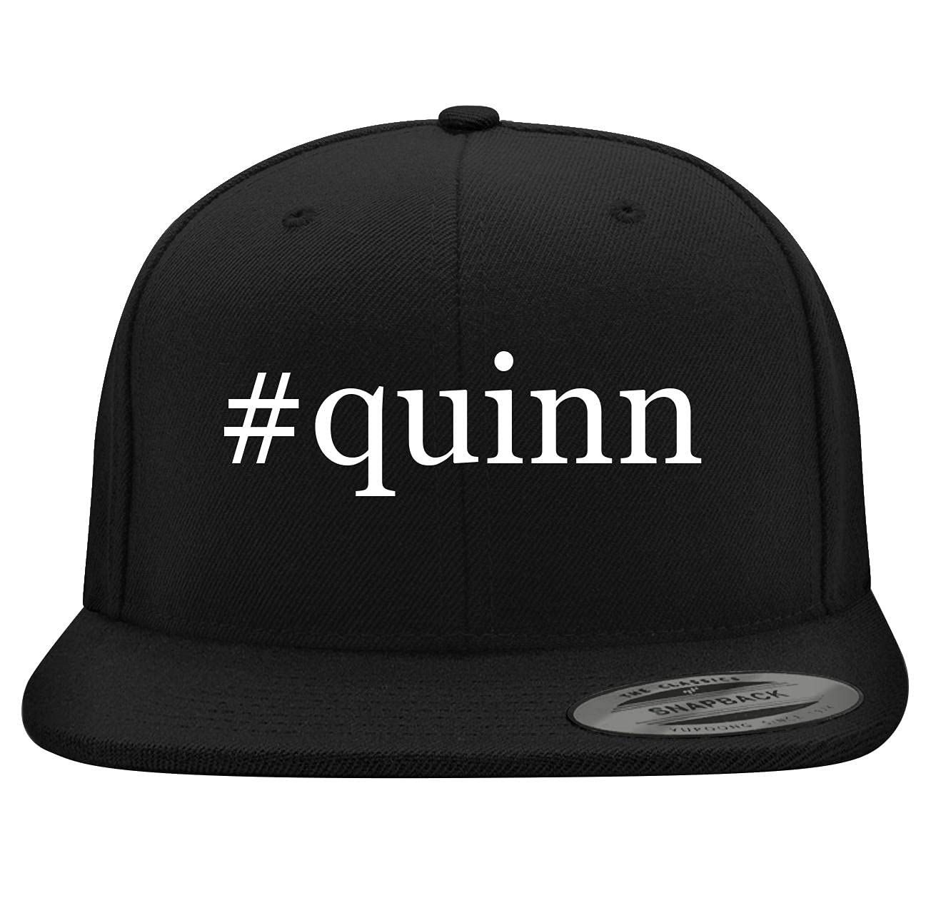 BH Cool Designs #Quinn - Yupoong 6089 Structured Flat Bill Snapback Hat | Embroidered Trendy Baseball Cap for Men & Women | Perfect for Streetwear, Sports & Outdoor Activities