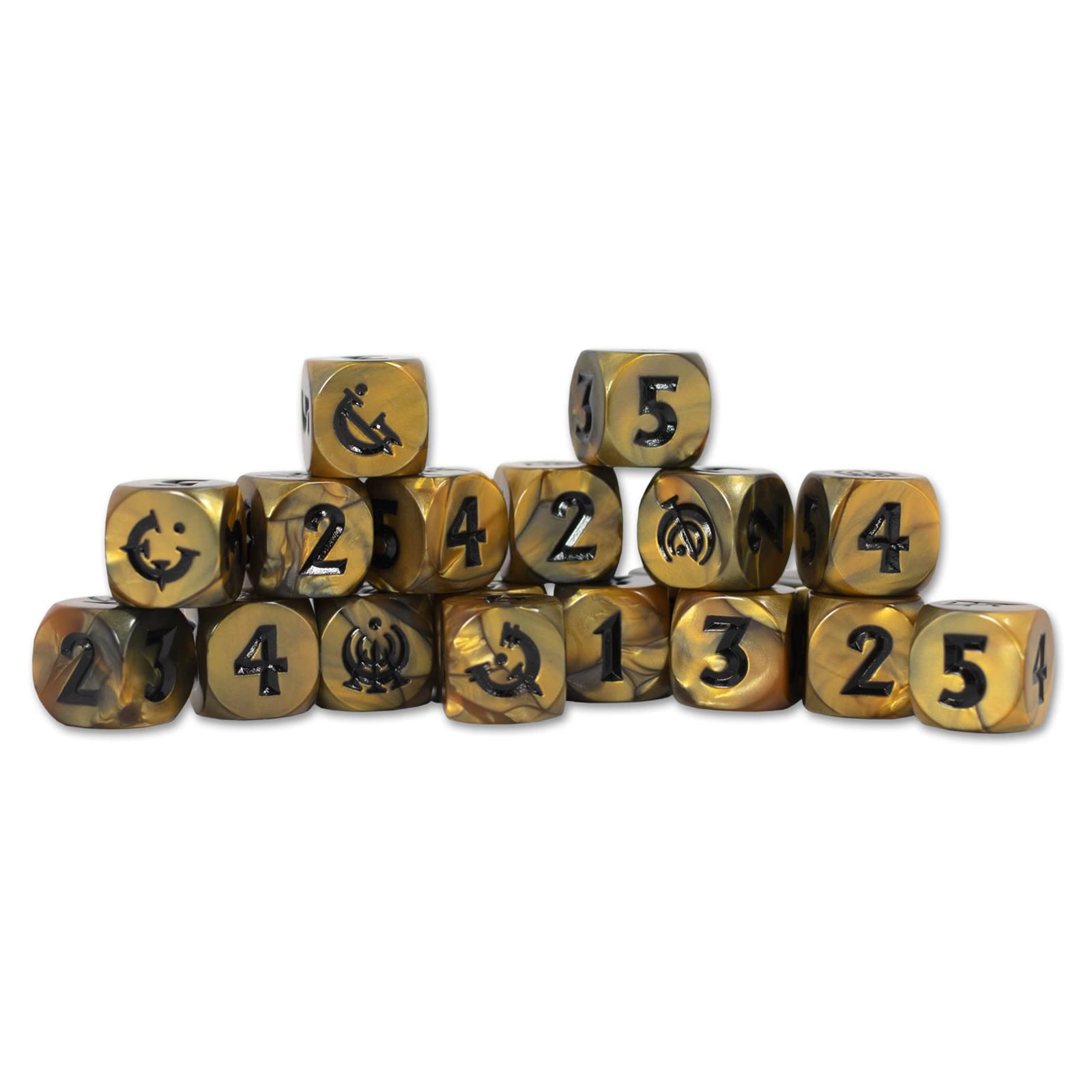 Mistborn Feruchemy Dice Set - 7-Piece RPG Polyhedral Dice for Dungeons & Dragons, Pathfinder, and Tabletop Role-Playing Games - Perfect Gift for Gamers Ages 13+