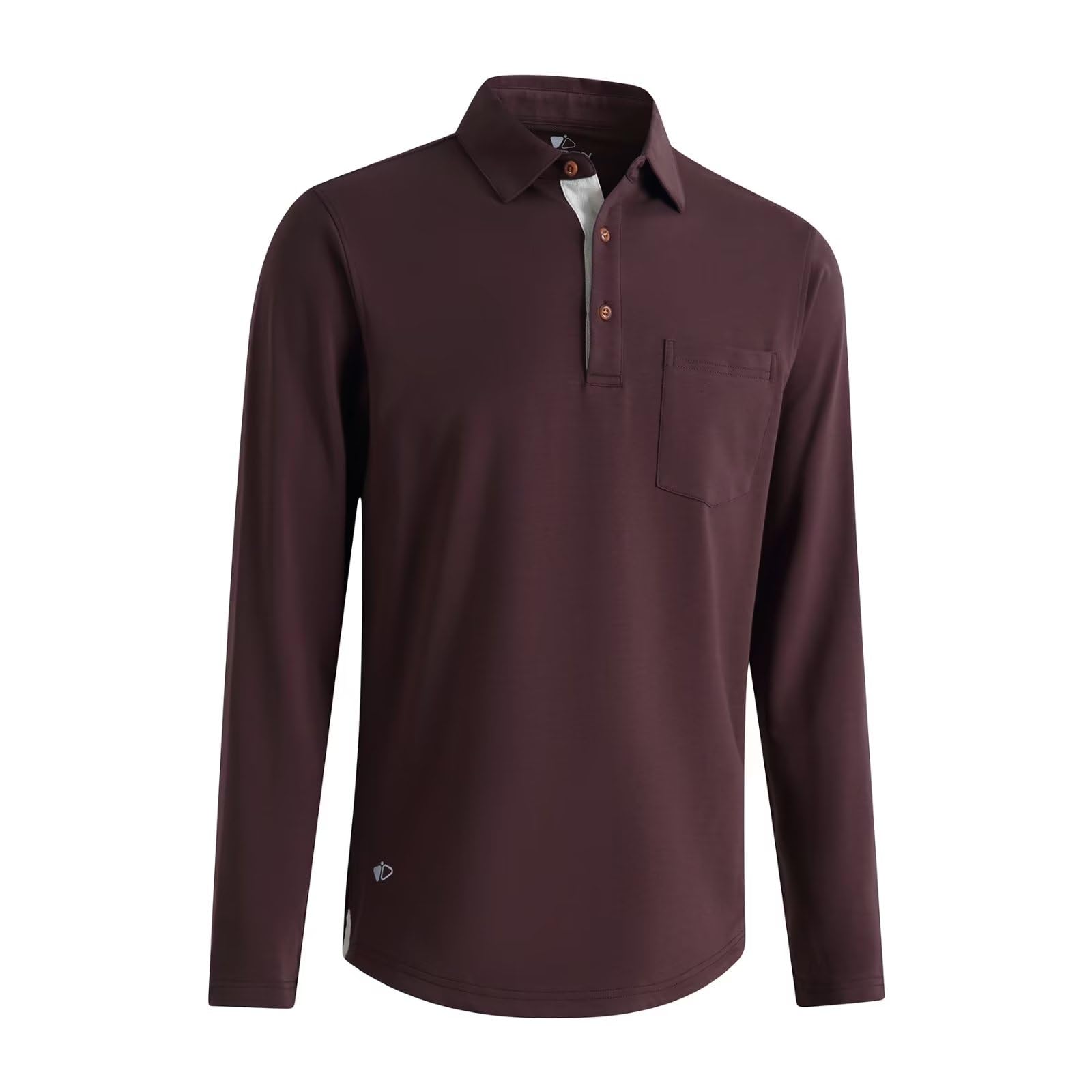 Men's Long & Short Sleeve Polo Shirts - Breathable Cotton Blend Casual Shirts with Pocket & Drop Cut Collar | Perfect for Golf, Office & Everyday Wear