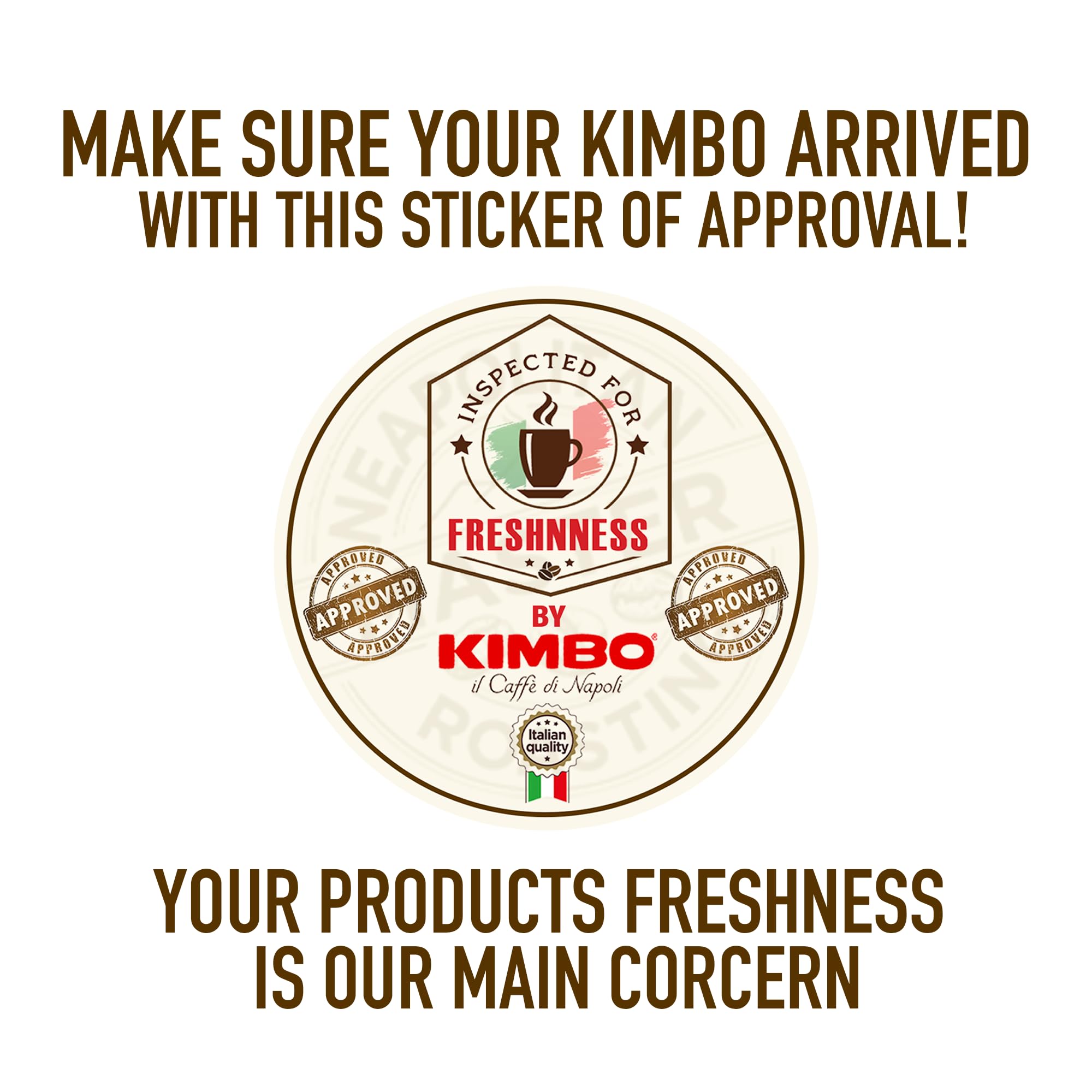 Kimbo Aroma Gold Arabica Ground Coffee - Medium Dark Roast, 8.8oz (Pack of 3) for Home & Office Brewing