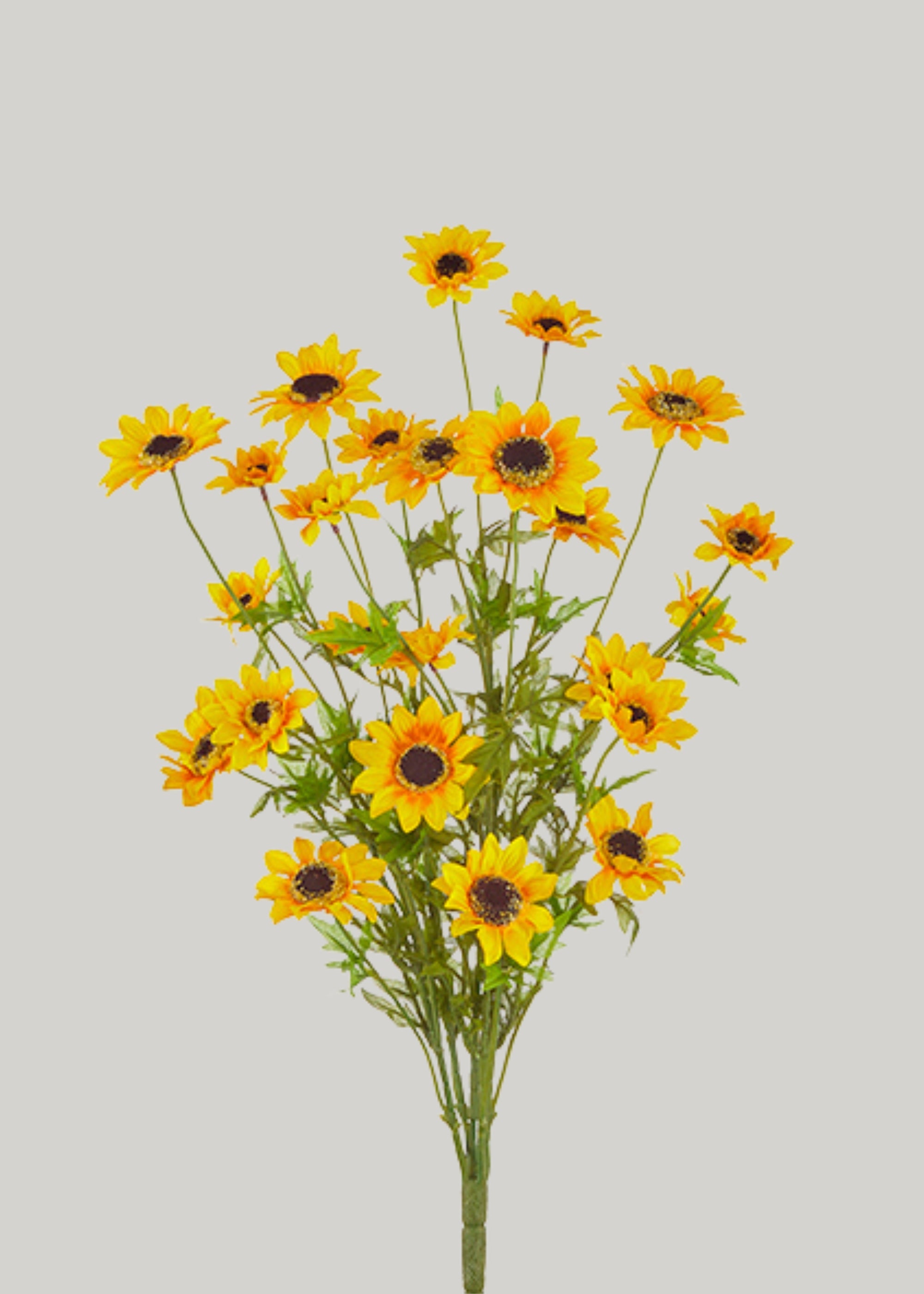 Artificial Black Eyed Susan Wildflower Bush - 25