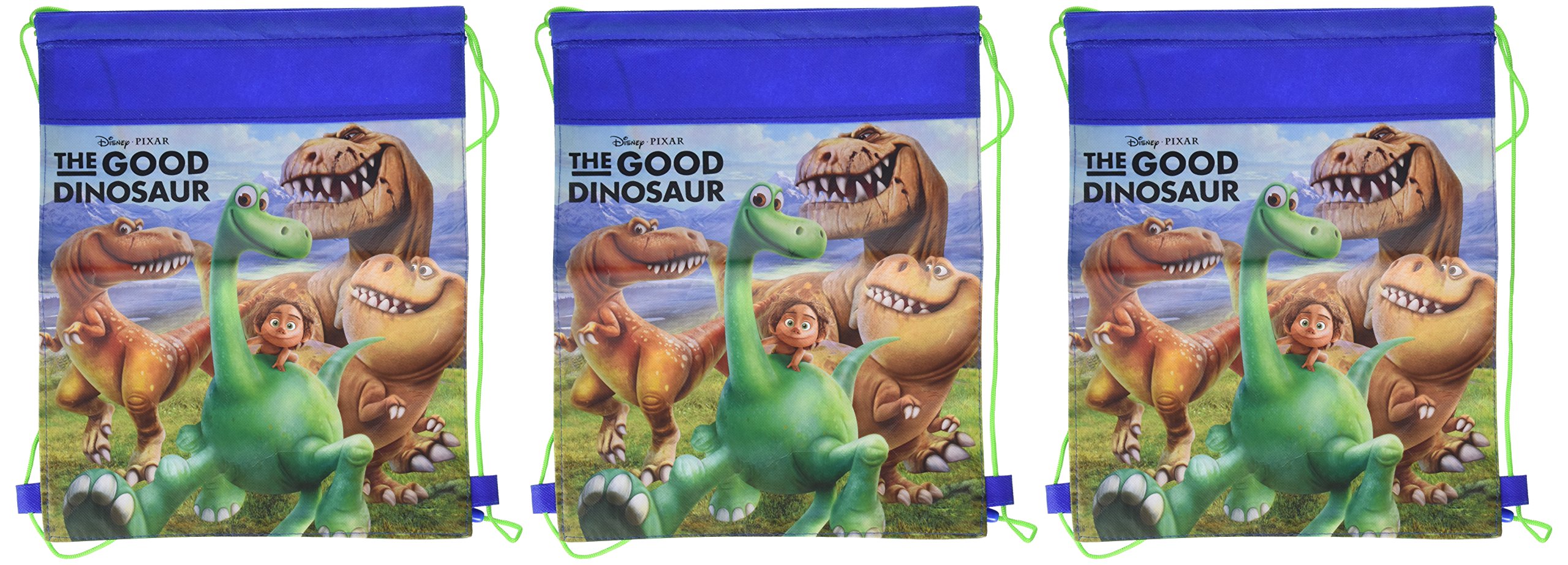 Disney The Good Dinosaur Sling Bag 3 Pack - Cute Dinosaur Themed Crossbody Bags for Kids - Perfect for School, Travel, and Theme Park Adventures