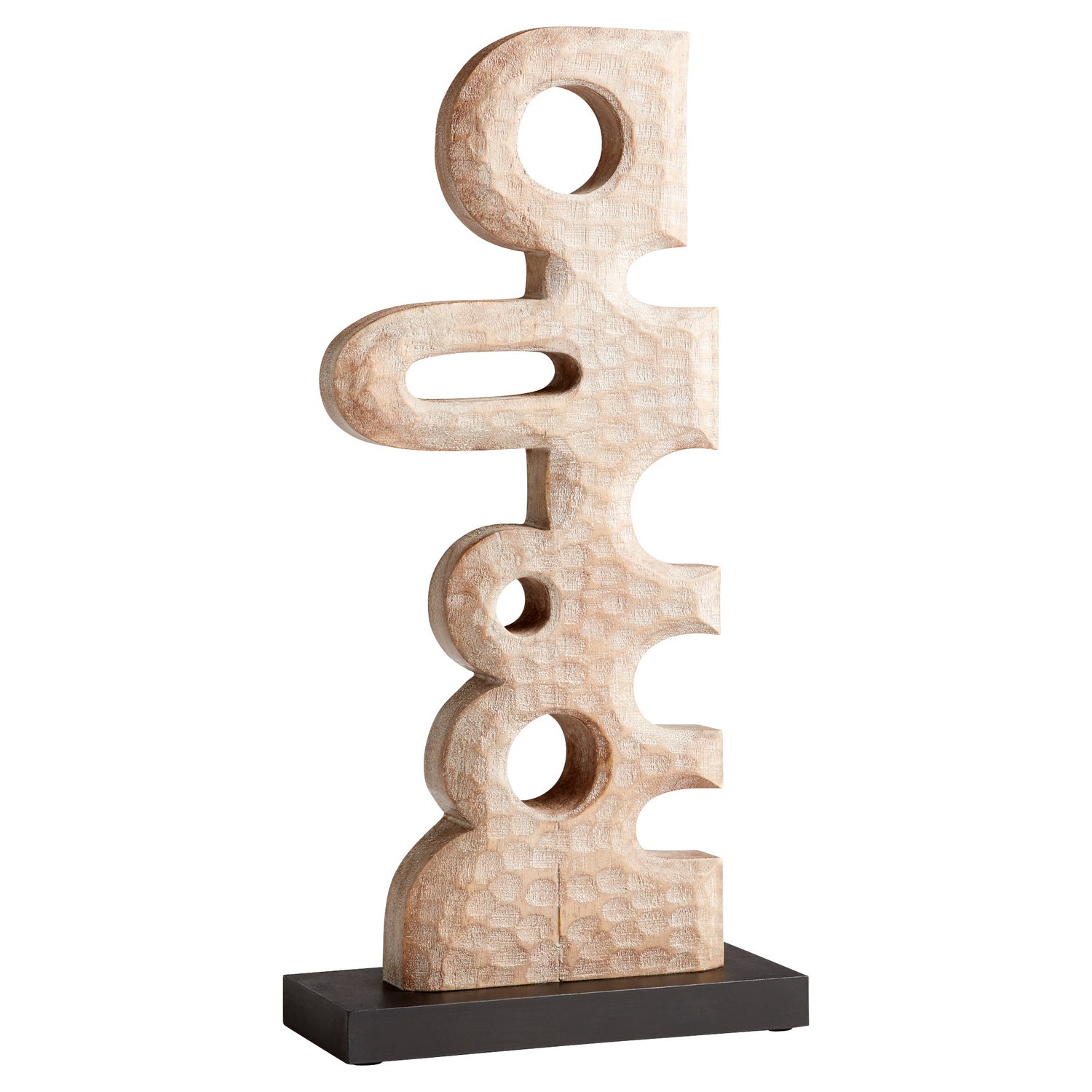 Cyan Design 11278 Zulu Sculpture #2 - Weathered Grey African Tribal Statue for Home Decor, Office & Garden