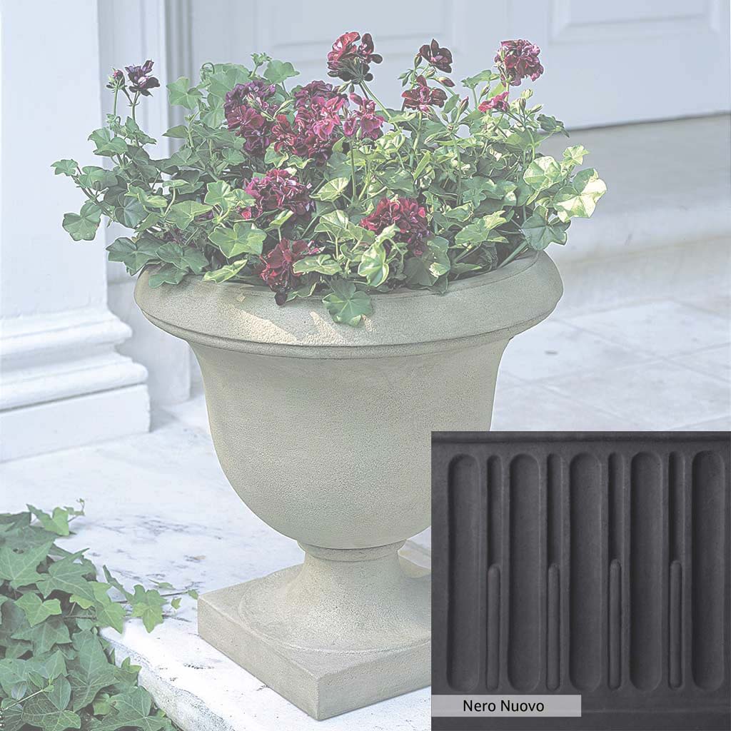 Campania International Litchfield Urn - Elegant Outdoor Garden Planter for Flowers & Plants - Perfect for Patio, Porch, and Landscape Decor