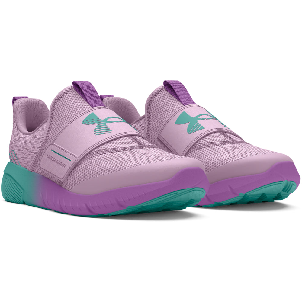 Under Armour Youth Flash Fade Girls' Running Shoes - Lightweight & Breathable for School Sports & Daily Wear
