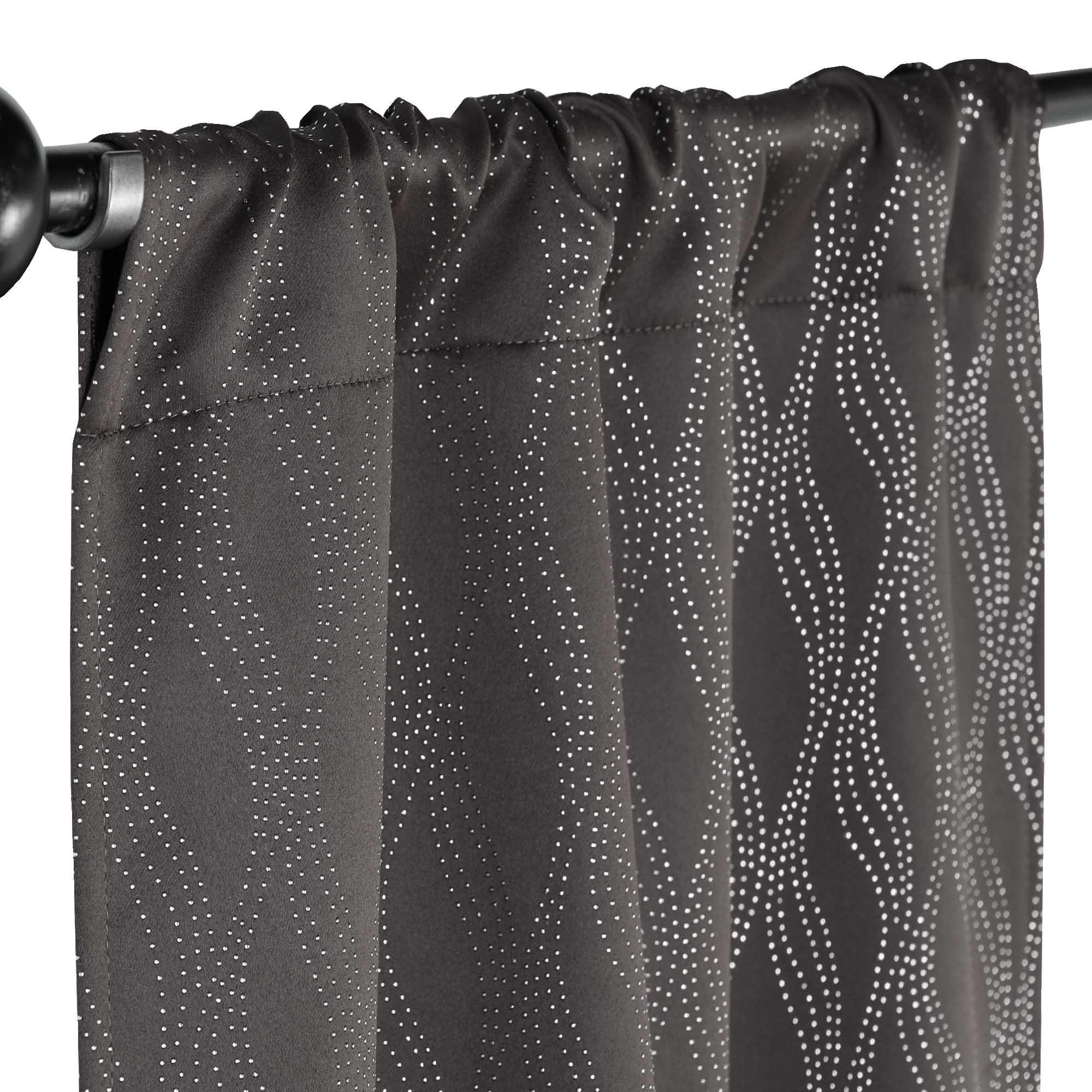 Zuri Textured Washable Blackout Curtains for Bedroom - Thermal Insulated Room Darkening Window Drapes (Set of 2 Panels) - Perfect for Nursery, Home Theater & Light Sleepers
