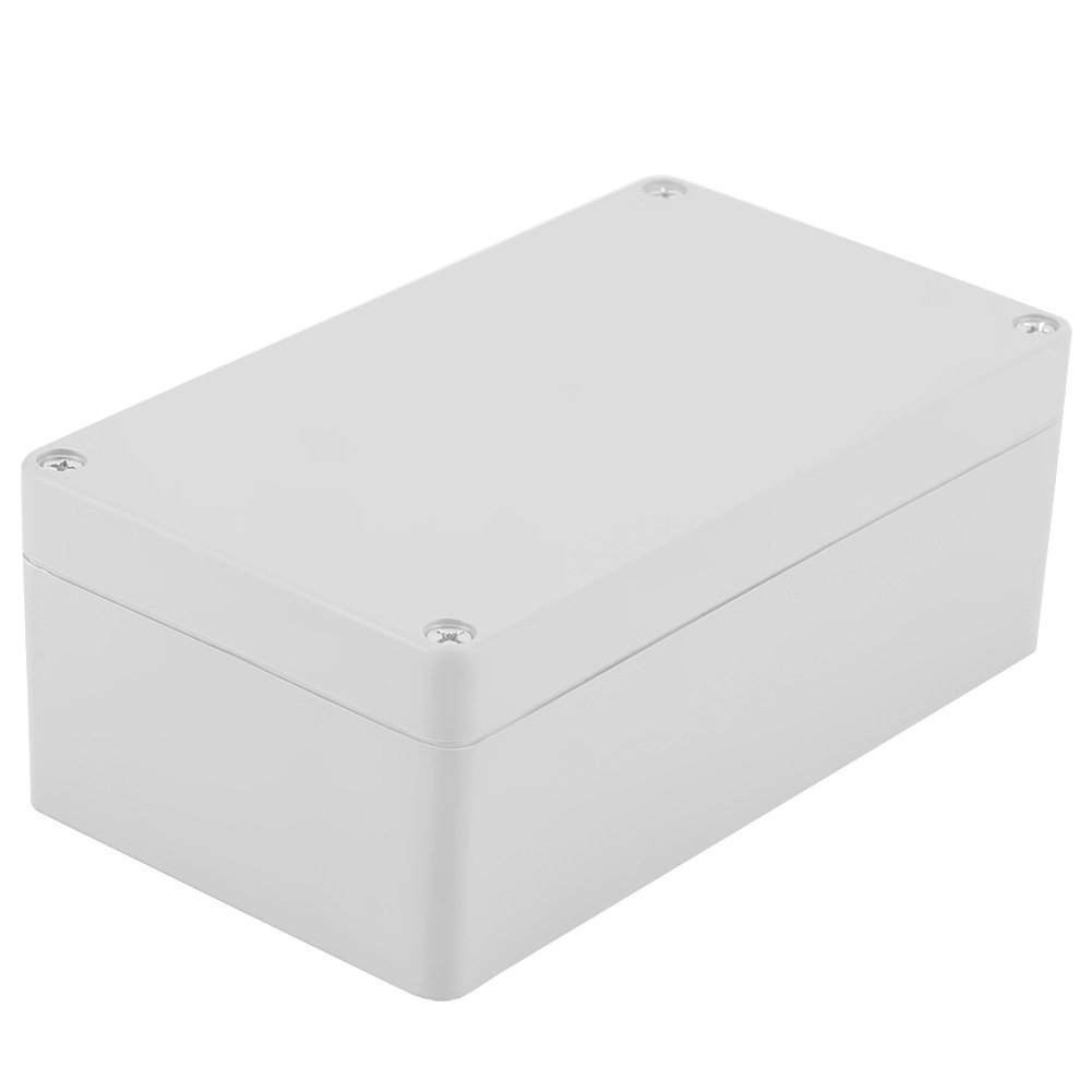 ABS Electrical Junction Box 158x90x60mm - White Waterproof Cable Enclosure for Wiring & Instrument Protection | Ideal for Home, Office & Outdoor Electrical Projects