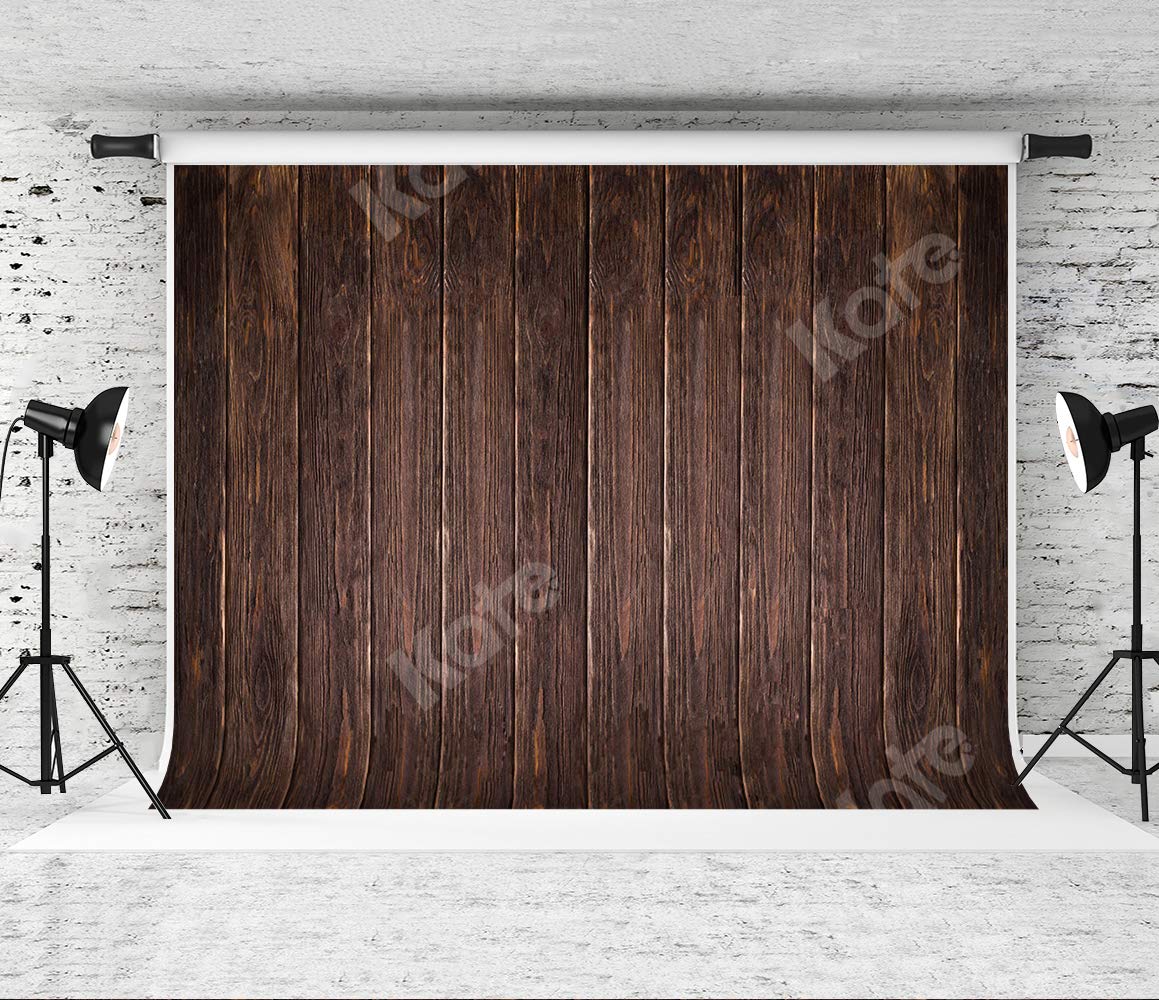 8x8ft Vintage Wood Photo Backdrop - Classic Old Master Portrait Background for Dark Wooden Photography | Perfect for Studio, Wedding, and Portrait Shoots