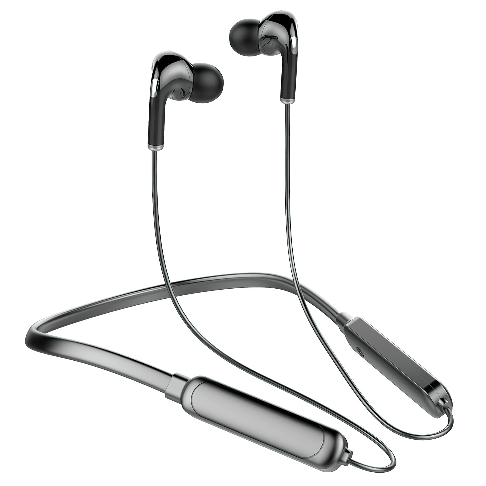 Wireless Bluetooth Earbuds with Neckband - IPX7 Waterproof, Noise Cancelling Sport Headphones for Running, Cycling, Gym Workouts - Perfect for Home Office & Christmas Gifts