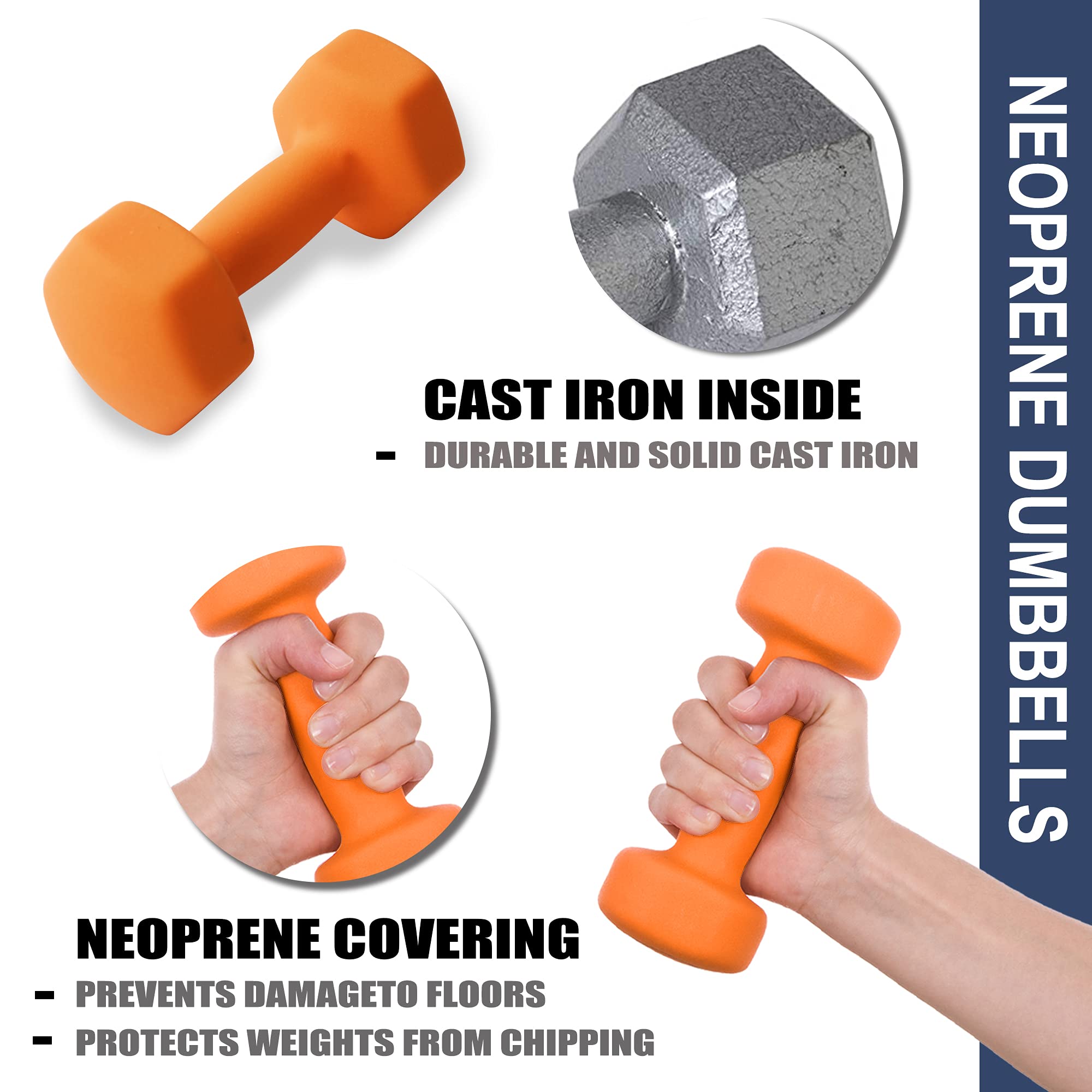 Balelinko Home Gym Equipment Set - Strength Training, Weight Loss, Pilates & Yoga Weights for Women, Men, Seniors & Youth - Perfect for Home Workouts, Fitness Training & Toning