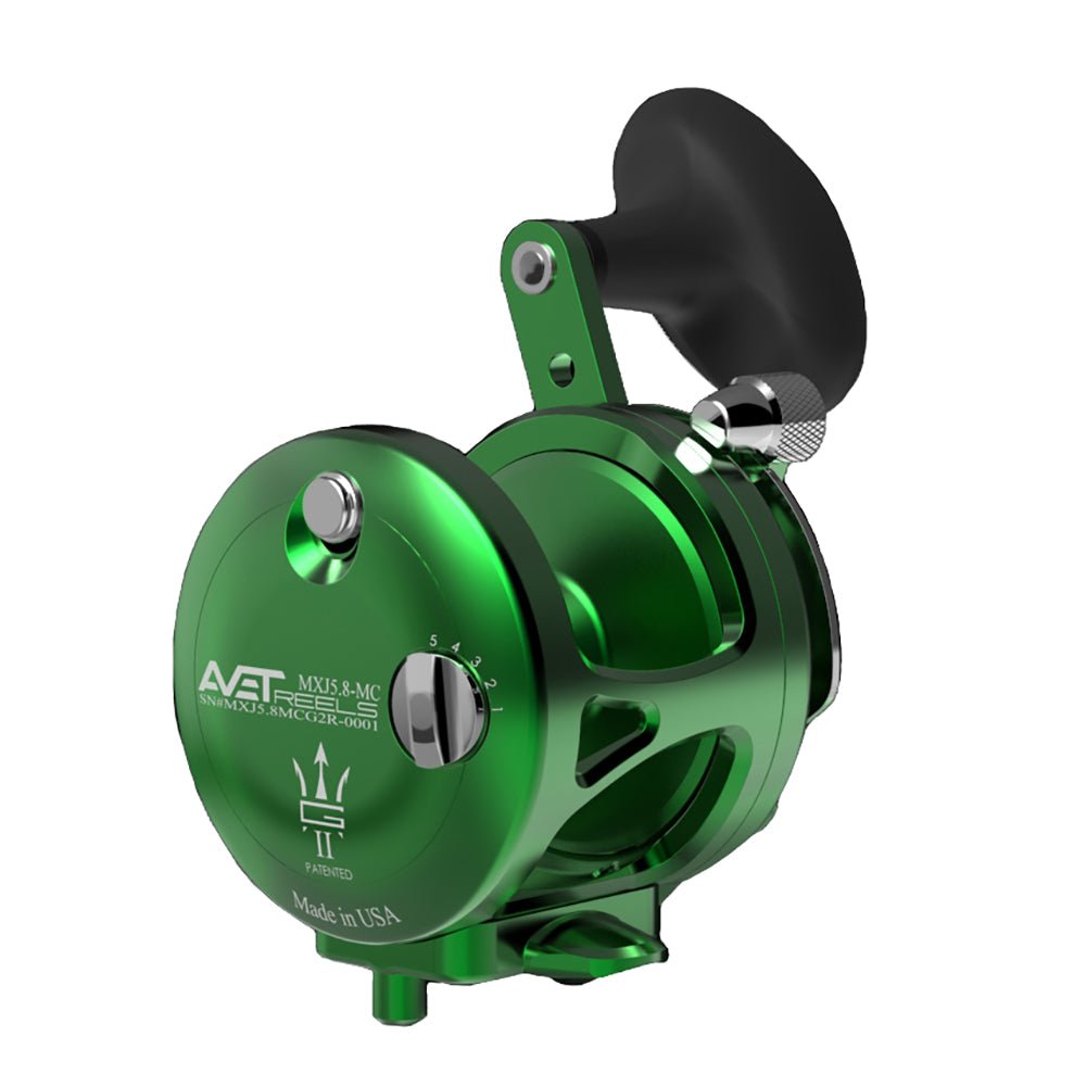 Avet MXJ G2 5.8:1 Single Speed Fishing Reel - Saltwater & Freshwater Spinning Reel for Offshore & Inshore Fishing