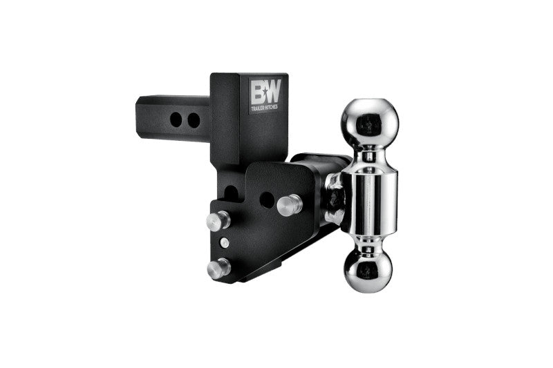 Ford Bronco B&W Tow & Stow 2in Multi Pro Dual Ball Mount - 2.5in Drop & 3.5in Rise Adjustable Hitch for Towing Trailers & Campers - Perfect for Off-Road Adventures & Heavy-Duty Hauling