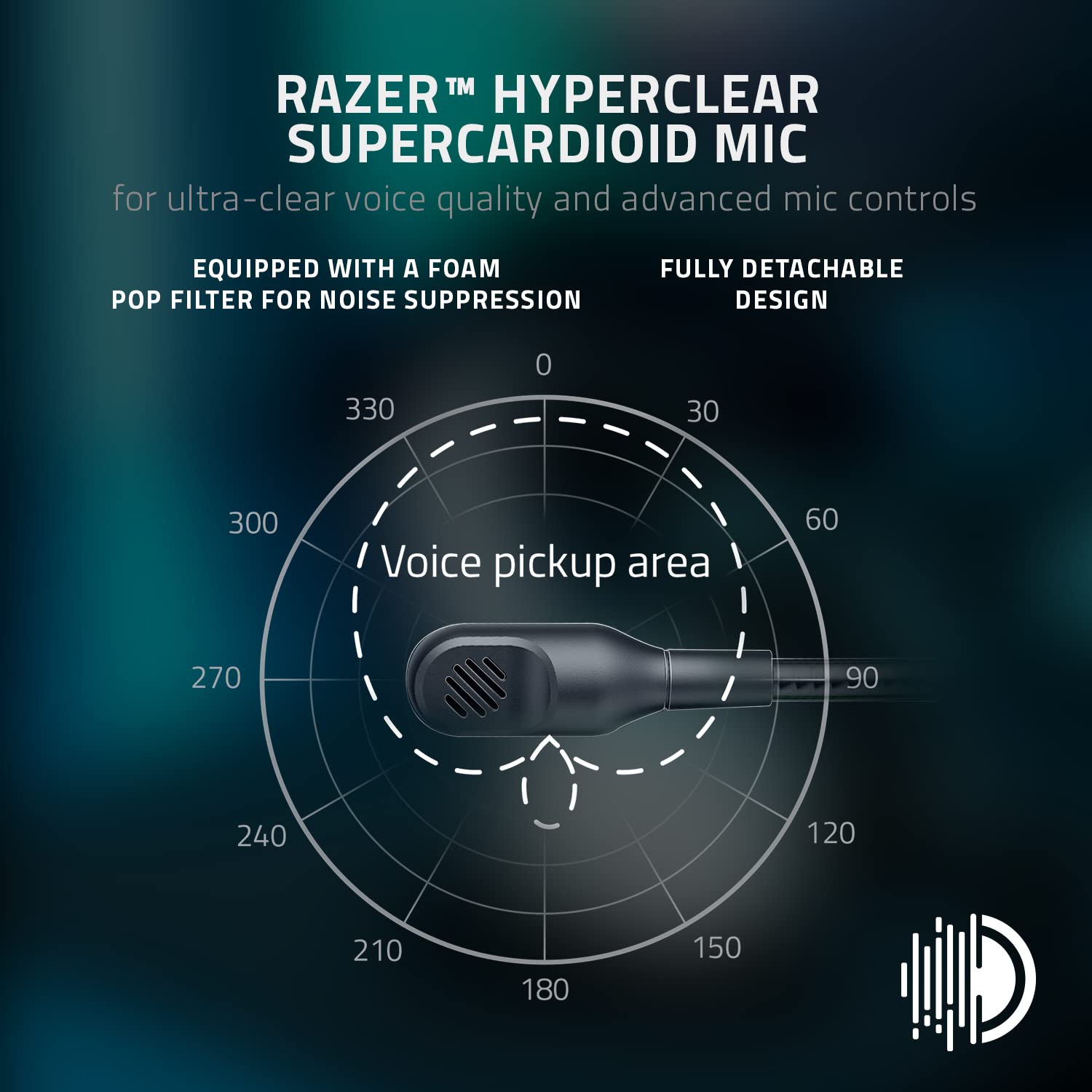 Razer BlackShark V2 Pro Wireless Gaming Headset with THX 7.1 Spatial Surround Sound - 50mm Drivers - Detachable Mic - Compatible with PC, PS5, PS4, Nintendo Switch - White - Perfect for Competitive Gaming & Immersive Audio Experience
