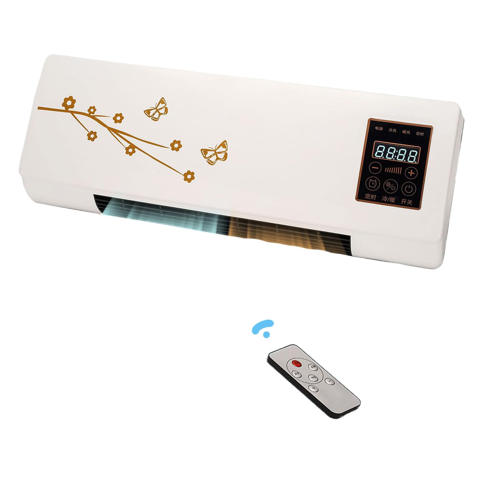 Split Max Portable Air Conditioner - 2 in 1 Mini Wall Mounted AC Unit with Dual Cooling Modes for Home & Office - White | Perfect for Bedrooms, Living Rooms & Small Spaces