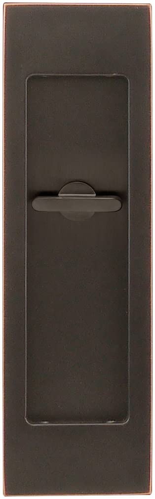 FH2782-10B FH2782 PD Series Pocket Linear Flush Pull with TT08 Thumb Turn, Oil Rubbed Bronze - Premium Cabinet Hardware for Modern Kitchen & Bathroom Doors