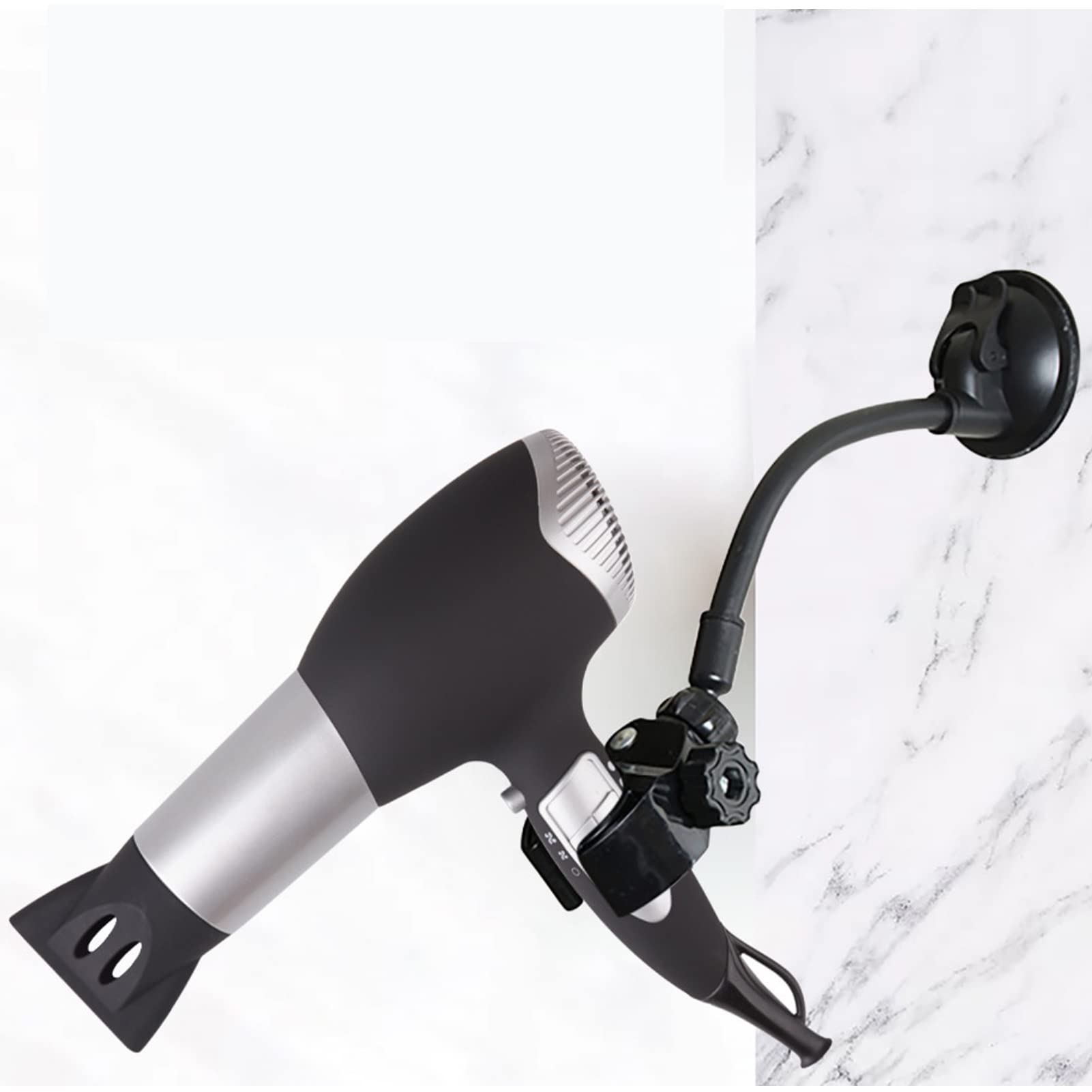 Multifunctional Wall Phone Holder - Hands-Free, Strong Suction, Easy Installation, Durable Plastic Shower Phone Mount for iPhone & Android - Perfect for Bathroom, Kitchen & Car Use