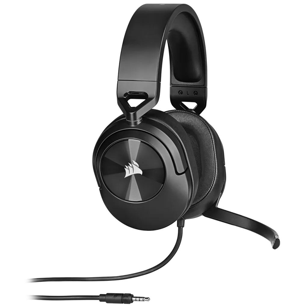 Corsair HS55 Stereo Gaming Headset - Lightweight Comfort, Immersive Sound for PC, PS5, Xbox | Perfect for Competitive Gaming & Long Sessions