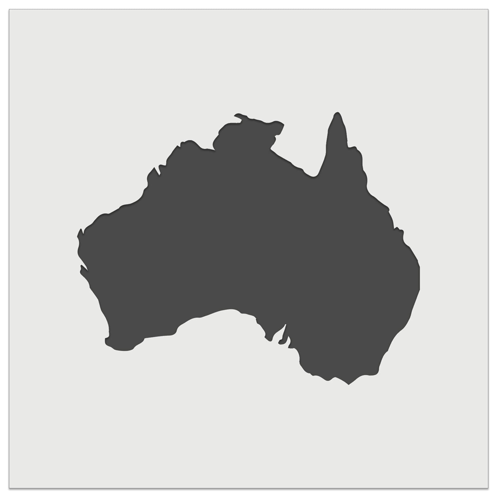 Australia Solid Wall Cookie DIY Craft Reusable Stencil - 11.5 Inch | Baking Decorations for Cookies, Cakes & Cupcakes | Perfect for Home Baking & Party Treats