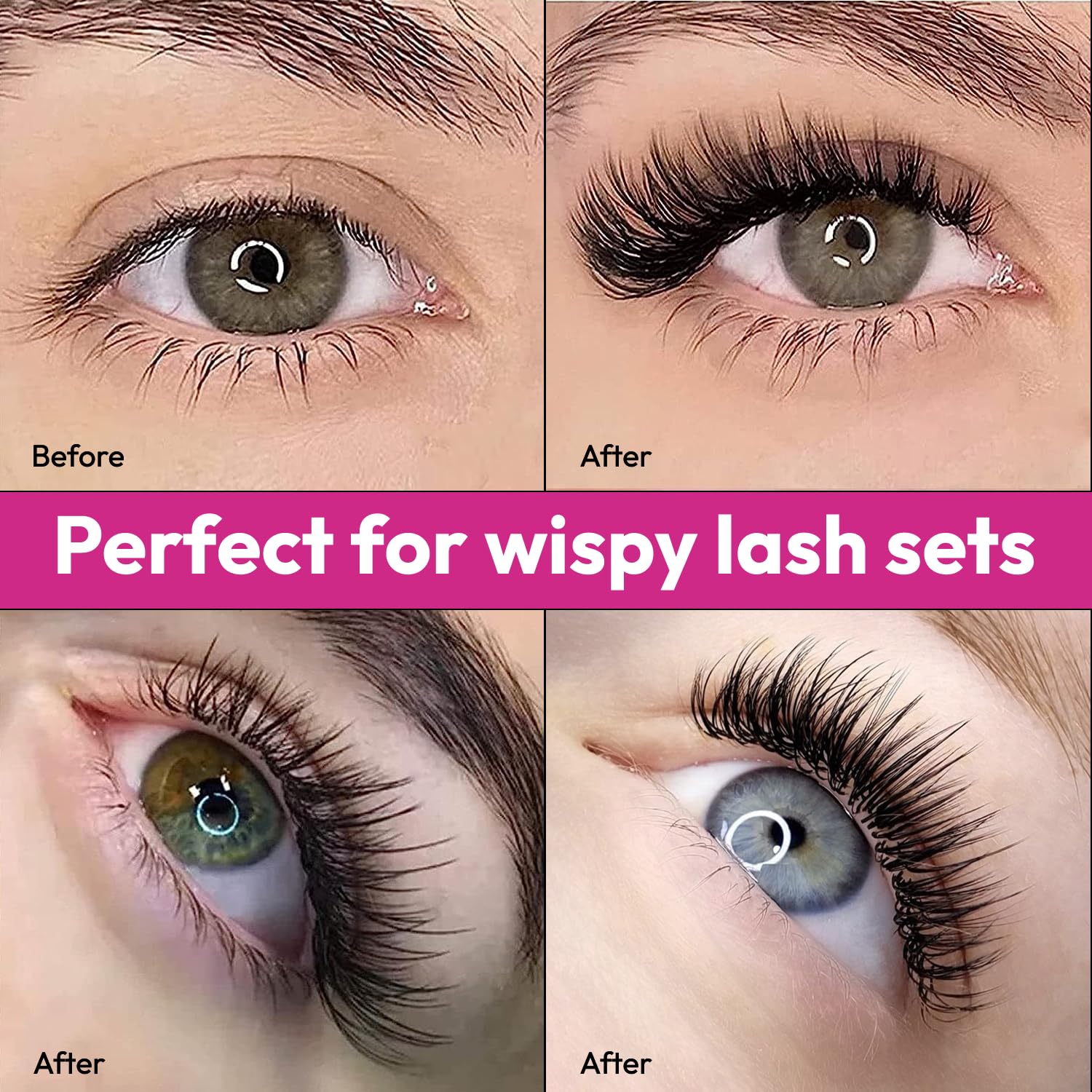 500 Pairs 9D 0.05 12mm Wispy Premade Eyelash Fans - Handmade Volume Lashes for Spiky & Natural Look | Professional Lash Extensions for Salon, Bridal & Daily Wear