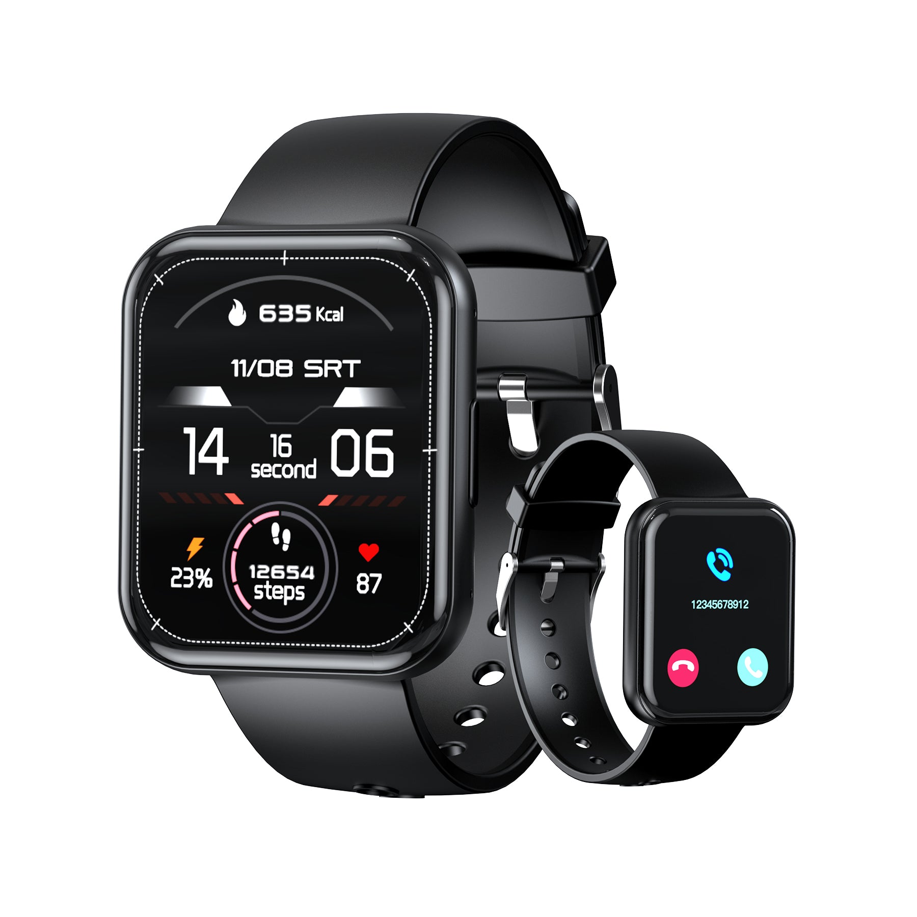 Choetech WT011 1.9 Inch Smart Watch with HD Screen & HD Call - Fitness Tracker, Heart Rate Monitor for Men & Women - Perfect for Running, Workouts & Daily Activity Tracking