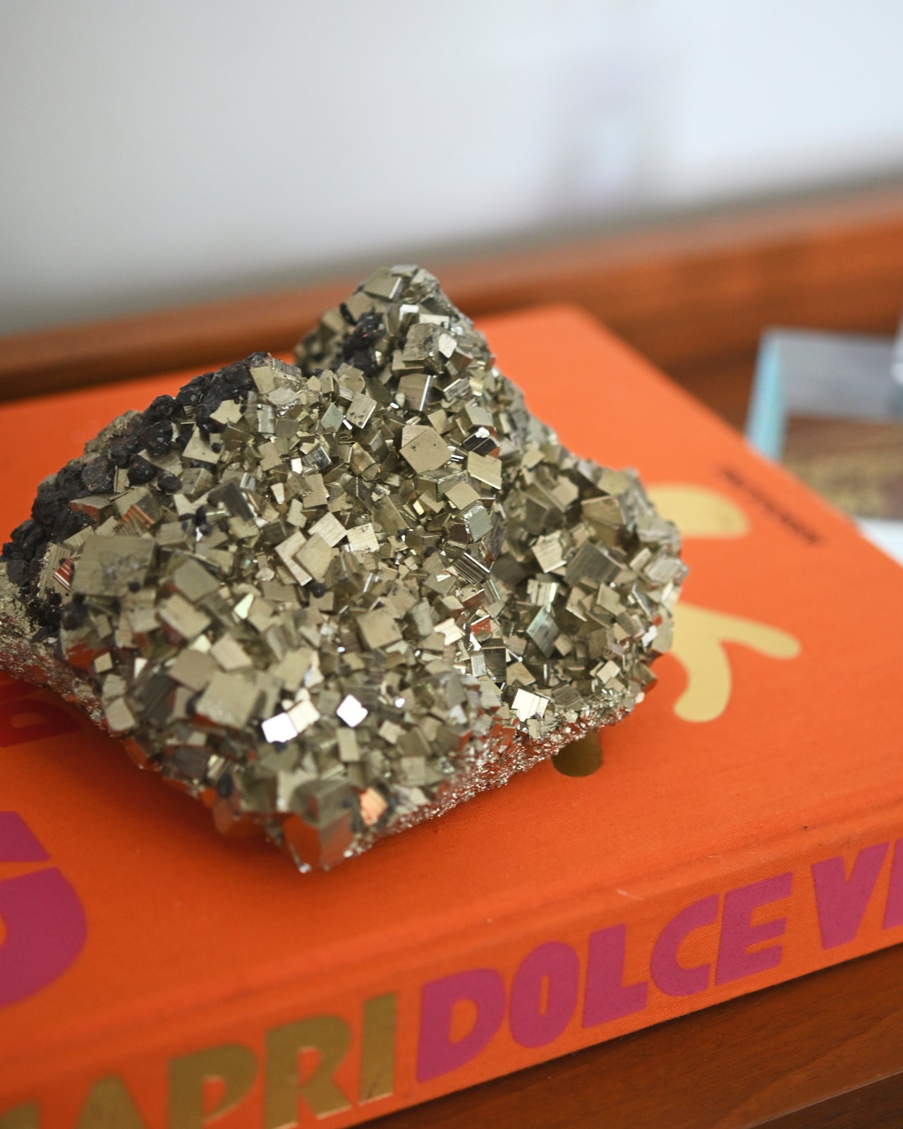 Natural Pyrite Cluster - 7.2lbs Raw Mineral Specimen for Collectors & Decoration | Perfect for Home Display, Office Decor & Crystal Healing