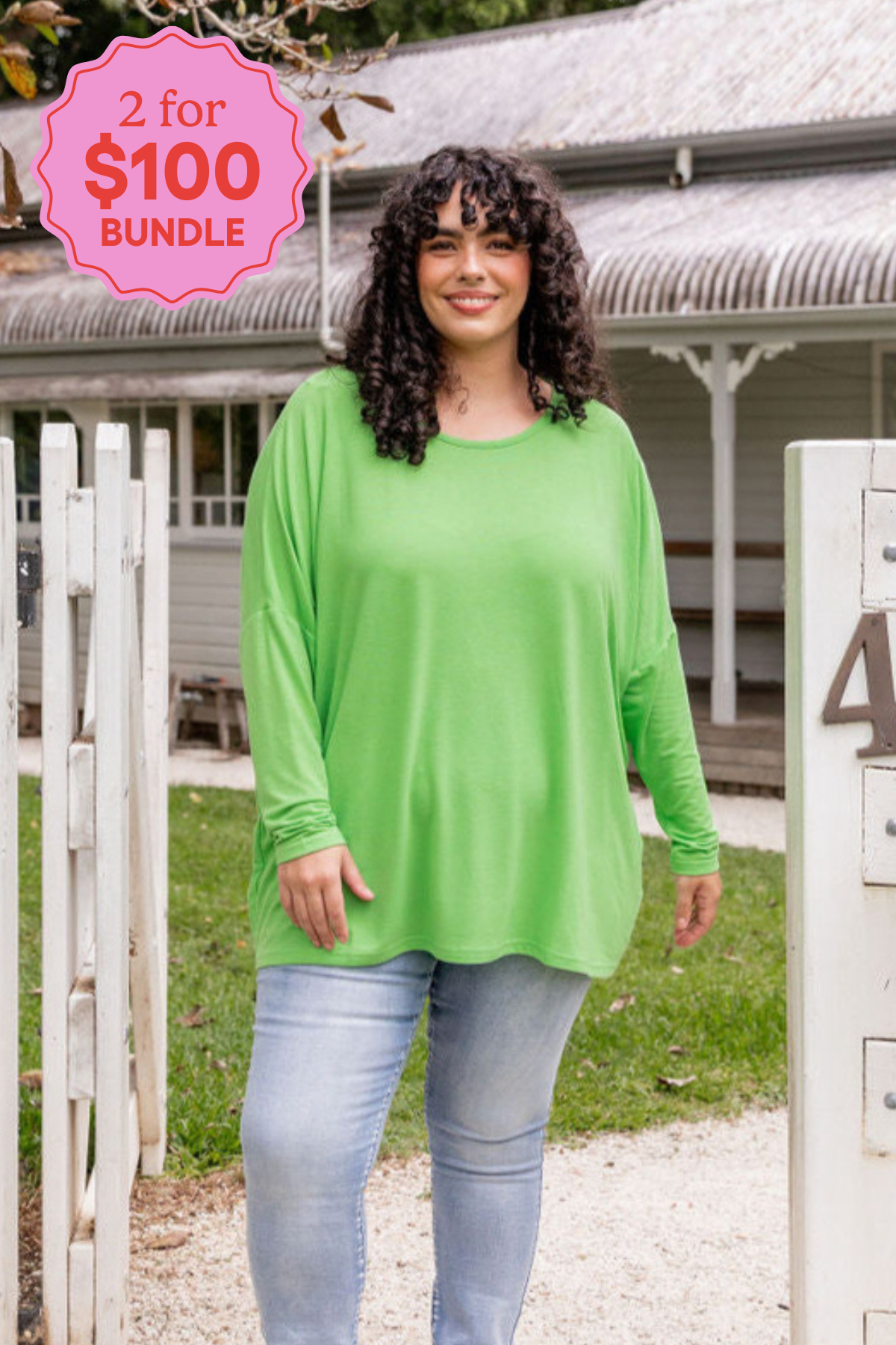 Harlow Knit Top in Apple Green - Women's Casual Short Sleeve T-Shirt for Everyday Wear & Summer Outfits