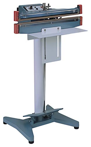 AIE-610FD Double Impulse Foot Sealer with Twin Heating Elements | Adjustable Worktable & Stand | Foot Pedal Included | Perfect for Packaging, Crafts & DIY Projects