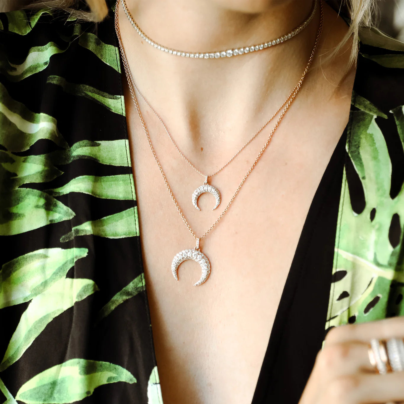 Mini Diamond Dharma Necklace - Elegant Spiritual Jewelry for Women - Perfect for Meditation, Yoga & Everyday Wear