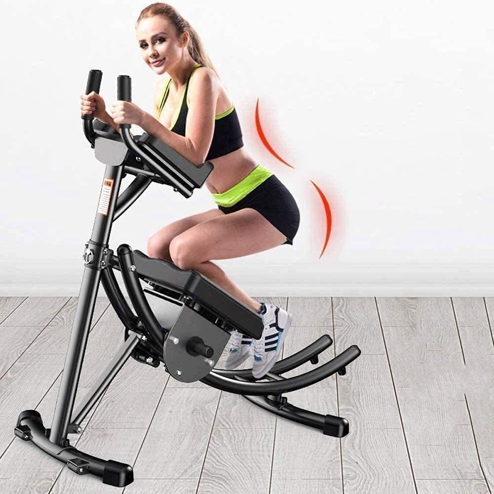 Adjustable Abdominal Trainer & Core Workout Chair - Portable Fitness Crunches Machine for Home Gym, Abs Training Bench - Perfect for Home Exercise, Office Workout & Full-Body Toning